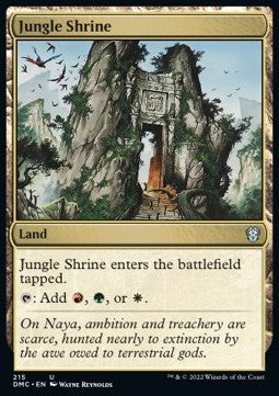Jungle Shrine⁣ - Commander: Dominaria United⁣ (Uncommon)⁣ [215]