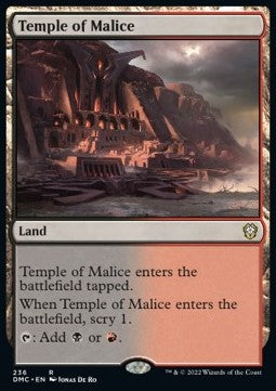 Temple of Malice⁣ - Commander: Dominaria United⁣ (Rare)⁣ [236]