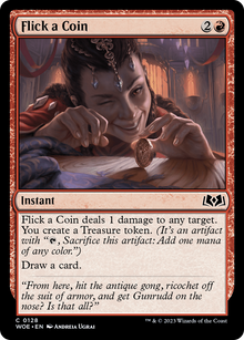Flick a Coin (WOE-128) - Wilds of Eldraine