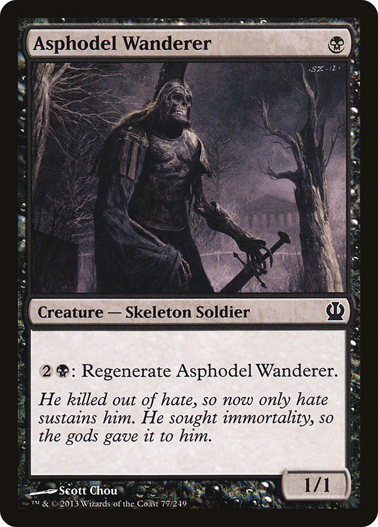 Asphodel Wanderer (THS-077) - Theros Foil
