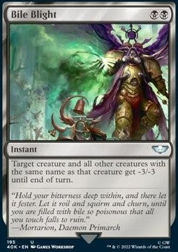 Bile Blight⁣ - Universes Beyond: Warhammer 40,000⁣ (Uncommon)⁣ [195]