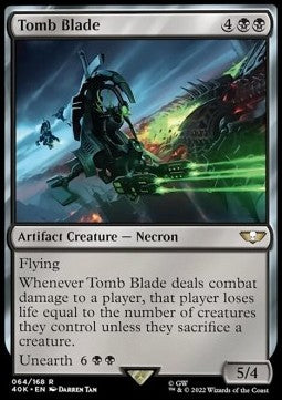 Tomb Blade⁣ - Universes Beyond: Warhammer 40,000⁣ (Rare)⁣ [64]