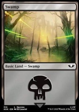 Swamp (V.1)⁣ - Universes Beyond: Warhammer 40,000⁣ (Land)⁣ [310]