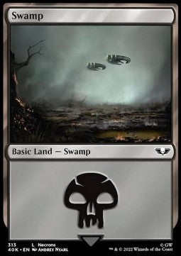 Swamp (V.4)⁣ - Universes Beyond: Warhammer 40,000⁣ (Land)⁣ [313]