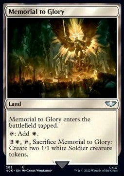 Memorial to Glory⁣ - Universes Beyond: Warhammer 40,000⁣ (Uncommon)⁣ [283]