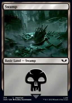 Swamp (V.5)⁣ - Universes Beyond: Warhammer 40,000⁣ (Common)⁣ [314]