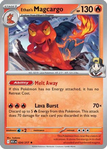 Ethan's Magcargo 024/217  - Holofoil ME Ascended Heroes - Rare