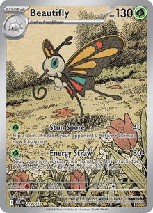 Beautifly 219/217  - Holofoil ME Ascended Heroes - Illustration Rare
