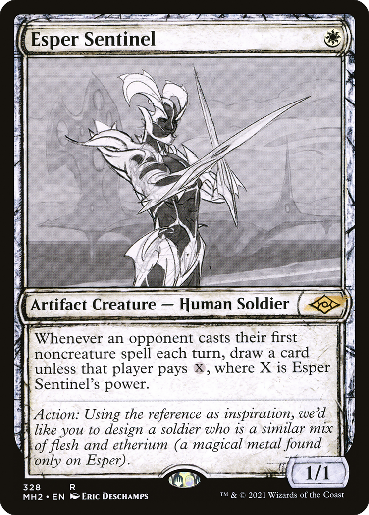 Esper Sentinel (Showcase) (MH2-328) - Modern Horizons 2: (Showcase)