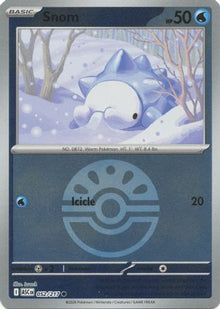 Snom (Friend Ball) 052  - Reverse Holofoil ME Ascended Heroes - Common