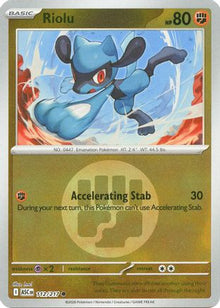 Riolu (Energy Symbol Pattern) 112  - Reverse Holofoil ME Ascended Heroes - Common