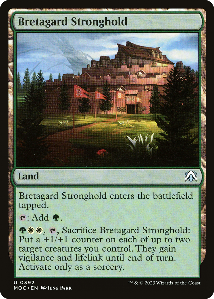 Bretagard Stronghold⁣ - Commander: March of the Machine⁣ (Uncommon)⁣ [392]