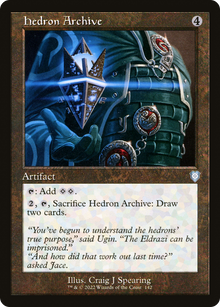 Hedron Archive⁣ - Commander: The Brothers' War⁣ (Uncommon)⁣ [142]