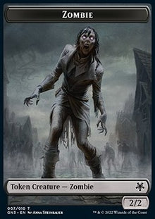 Zombie Token (B 2/2) // Angel Token (W 4/4)⁣ - Game Night: Free For All⁣ (Token)⁣ [T 7/1]