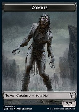 Zombie Token (B 2/2) // Treasure Token⁣ - Game Night: Free For All⁣ (Token)⁣ [T 7/10]