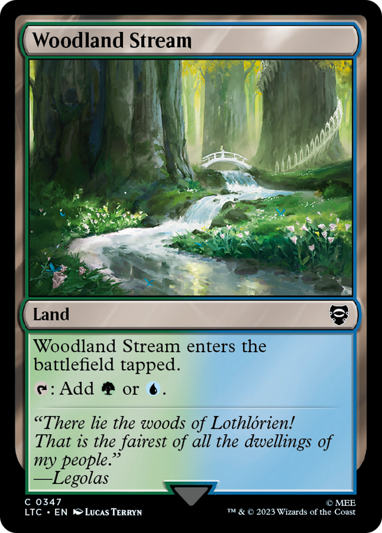 Woodland Stream⁣ - Commander: The Lord of the Rings: Tales of Middle-earth⁣ (Common)⁣ [347]