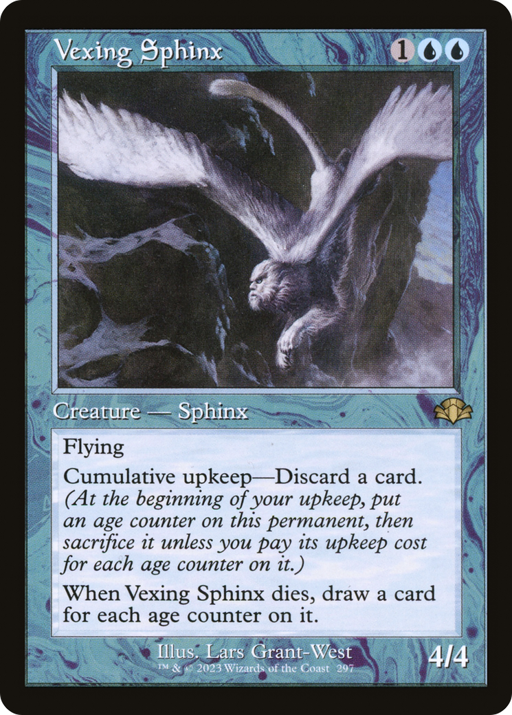 Vexing Sphinx (Retro Frame) (DMR-297) - Dominaria Remastered