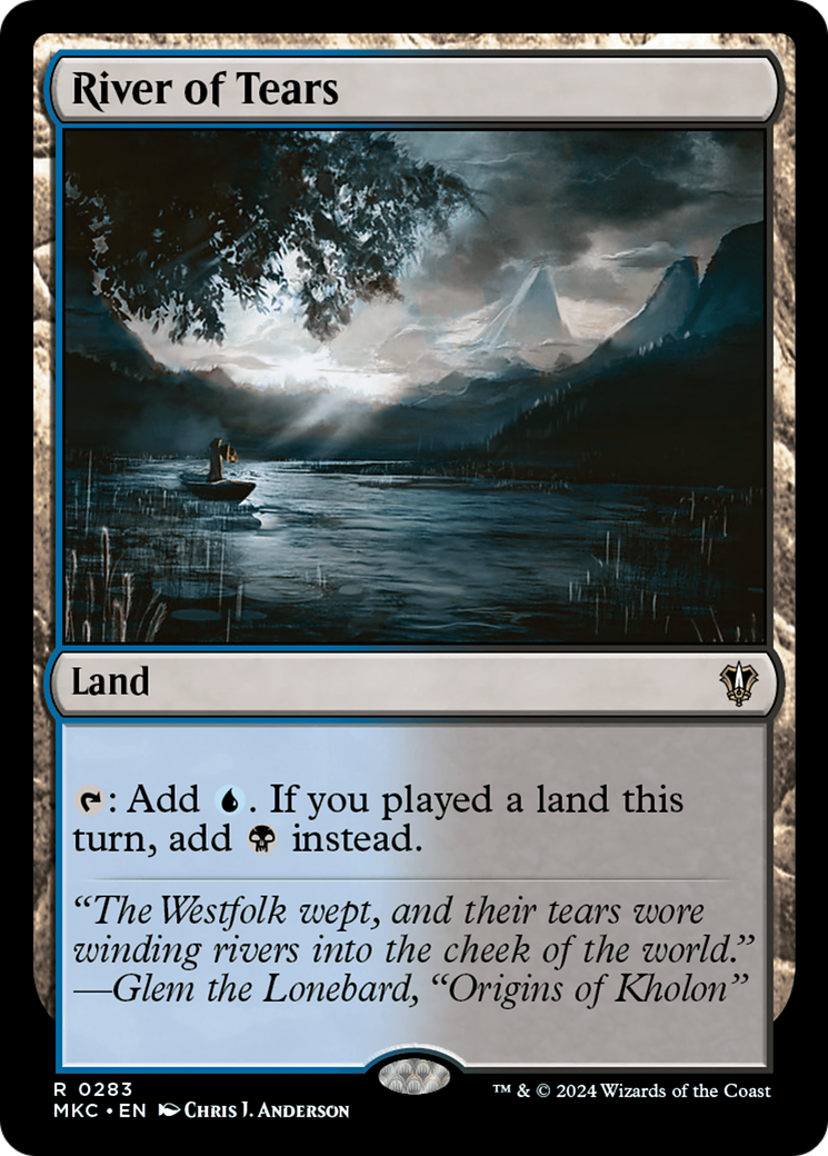 River of Tears⁣ - Commander: Murders at Karlov Manor⁣ (Rare)⁣ [283]