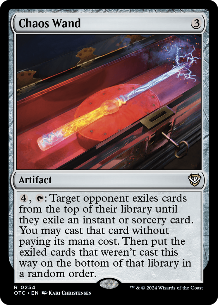 Chaos Wand⁣ - Commander: Outlaws of Thunder Junction⁣ (Rare)⁣ [254]