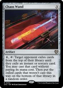 Chaos Wand⁣ - Commander: Outlaws of Thunder Junction⁣ (Rare)⁣ [254]