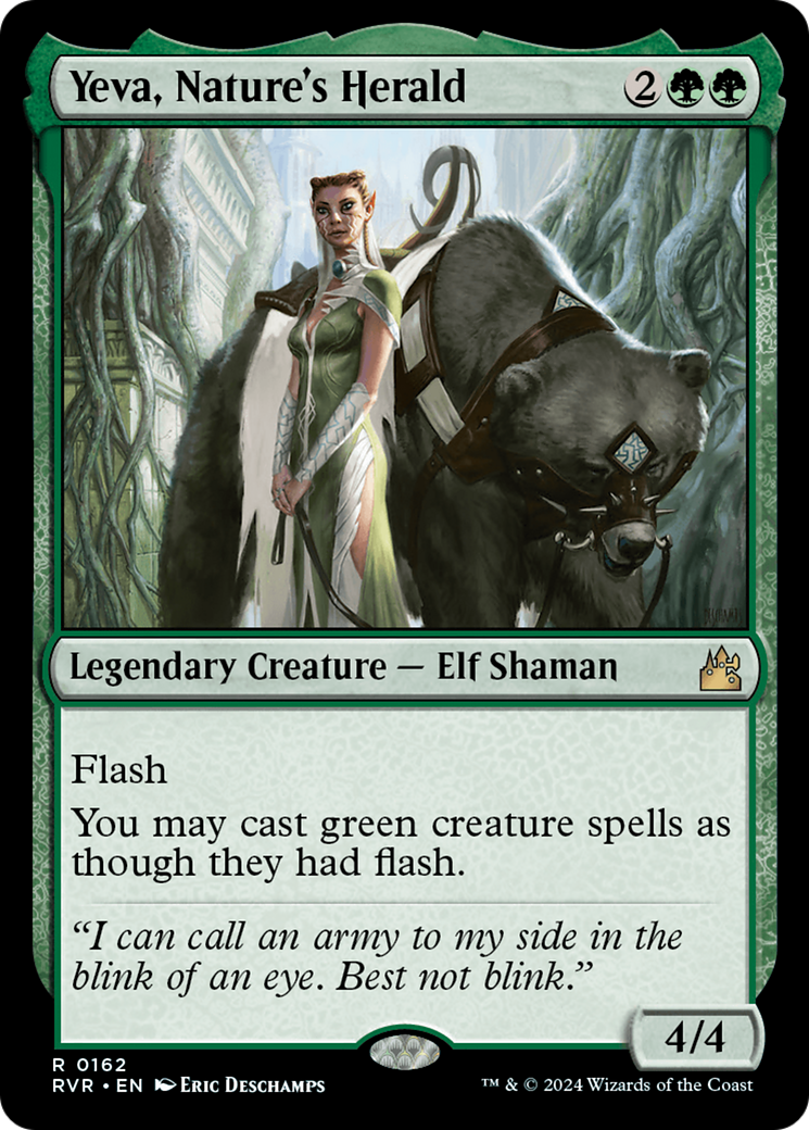 Yeva, Nature's Herald (RVR-162) - Ravnica Remastered