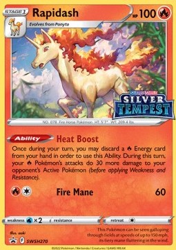 Rapidash⁣ - SWSH Black Star Promos⁣ (Promo)⁣ [270]