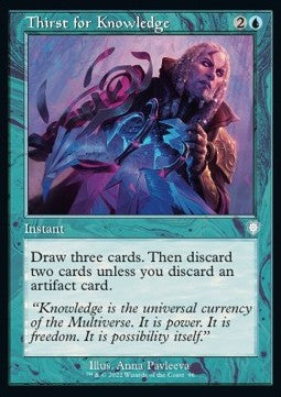 Thirst for Knowledge⁣ - Commander: The Brothers' War⁣ (Uncommon)⁣ [96]
