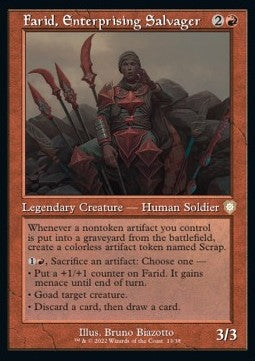 Farid, Enterprising Salvager⁣ - Commander: The Brothers' War⁣ (Rare)⁣ [13]