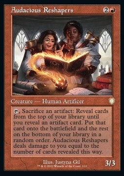 Audacious Reshapers⁣ - Commander: The Brothers' War⁣ (Rare)⁣ [112]