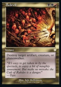 Bedevil⁣ - Commander: The Brothers' War⁣ (Rare)⁣ [121]