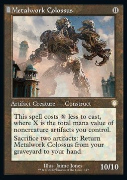 Metalwork Colossus⁣ - Commander: The Brothers' War⁣ (Rare)⁣ [147]