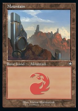 Mountain (V.2)⁣ - Commander: The Brothers' War⁣ (Land)⁣ [36]