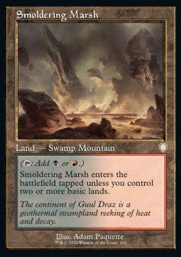 Smoldering Marsh⁣ - Commander: The Brothers' War⁣ (Rare)⁣ [202]