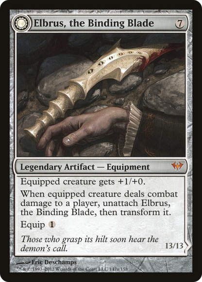 Elbrus, the Binding Blade (DKA-147) - Dark Ascension: (Double Faced Transform) Foil