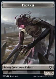 Eldrazi Token (C 10/10) // Servo Token (A 1/1)⁣ - Commander: The Brothers' War: Extras⁣ (Token)⁣ [T 2/13]