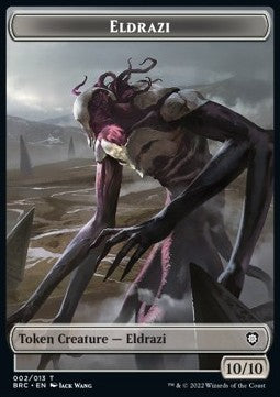 Eldrazi Token (C 10/10) // Servo Token (A 1/1)⁣ - Commander: The Brothers' War: Extras⁣ (Token)⁣ [T 2/13]