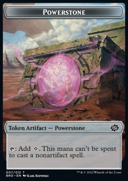 Powerstone Token // Scrap Token⁣ - Commander: The Brothers' War: Extras⁣ (Token)⁣ [T 7/12]