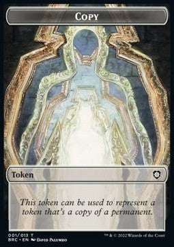Copy Token // Powerstone Token⁣ - Commander: The Brothers' War: Extras⁣ (Token)⁣ [T 1/7]