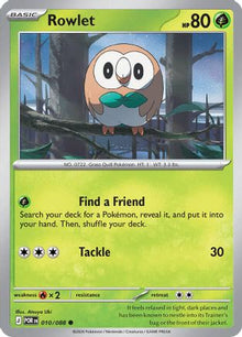 Rowlet 010/088  - Reverse Holofoil ME03 Perfect Order - Common