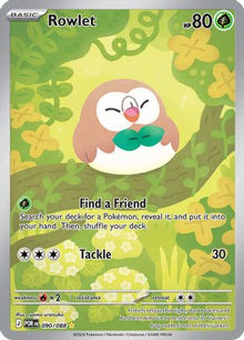 Rowlet 090/088  - Holofoil ME03 Perfect Order - Shiny Rare