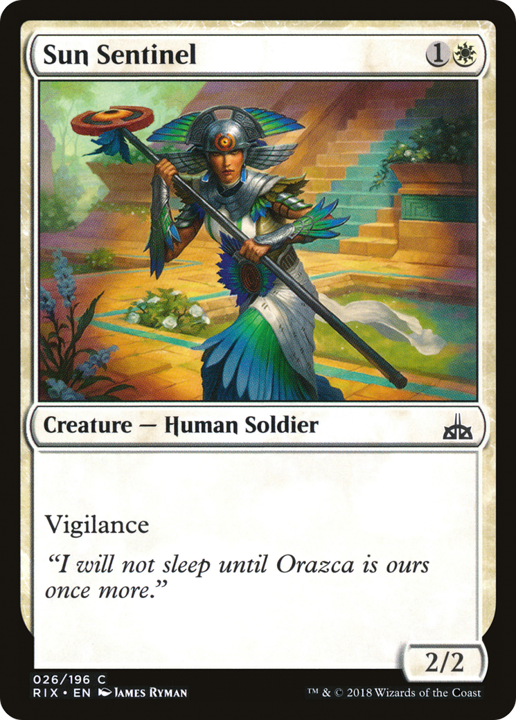 Sun Sentinel (RIX-026) - Rivals of Ixalan Foil