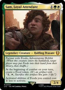 Sam, Loyal Attendant⁣ - Commander: The Lord of the Rings: Tales of Middle-earth⁣ (Mythic)⁣ [7]