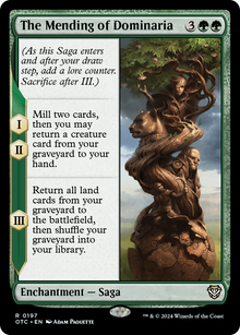 The Mending of Dominaria⁣ - Commander: Outlaws of Thunder Junction⁣ (Rare)⁣ [197]