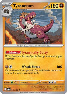 Tyrantrum 045  Deck Exclusives - Rare