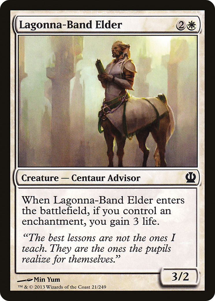 Lagonna-Band Elder (THS-021) - Theros Foil