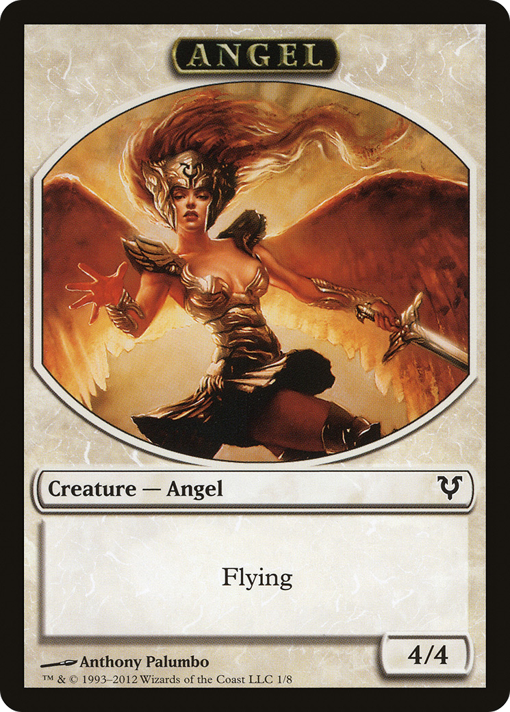 Angel Token (AVR-001) - Avacyn Restored Tokens
