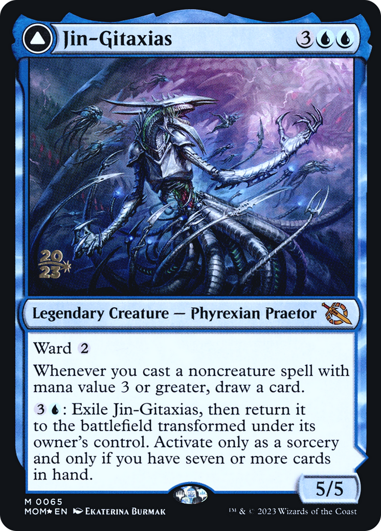 Jin-Gitaxias (PRE-65S) - March of the Machine Promos Foil