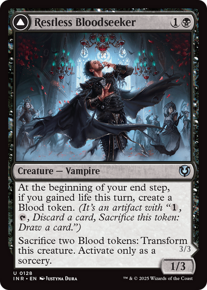 Restless Bloodseeker // Bloodsoaked Reveler (INR-128) - Innistrad Remastered