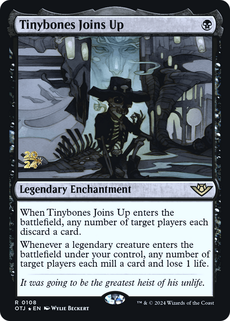 Tinybones Joins Up (PRE-108S) - Outlaws of Thunder Junction Promos Foil