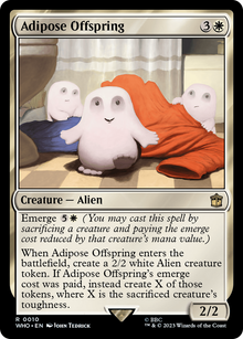 Adipose Offspring (WHO-010) - Doctor Who Foil